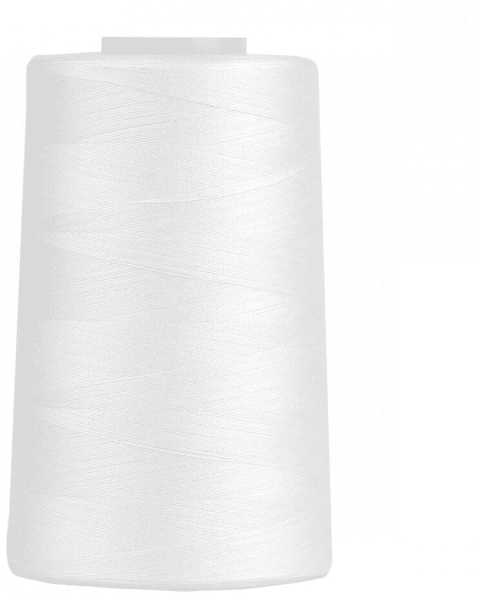 Нитки Sewing Thread 40/2 5000 ярд. цвет - белый 100% п/э в Каспийске